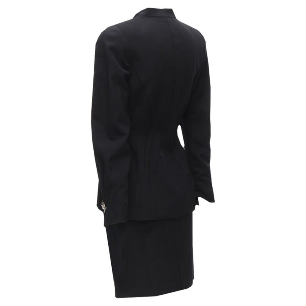 Thierry Mugler Star button space age curved collar power blazer - Picture 5 of 6